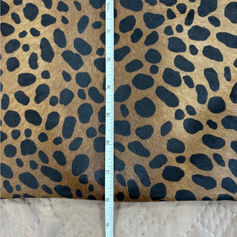 Clare V. Leopard Print Genuine Calf Hair Clutch - Picture 12 of 12